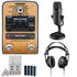 Zoom AC-2 Acoustic Creator Guitar Effects Pedal with Boya Professional Monitor Headphone, Microphone + More