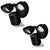 2X Ring Floodlight Camera Motion-Activated HD Security Cam Two-Way Talk and Siren Alarm, Black, Works with Alexa