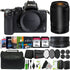 Nikon Z50 Mirrorless Digital Camera + Nikon 16-50mm VR + 50-250mm VR Lens Top Accessory Bundle