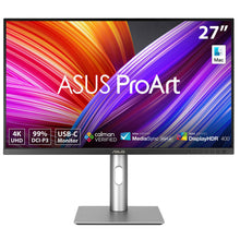 ASUS ProArt Display 27" 4K HDR Professional Monitor (PA279CRV) - IPS, UHD (3840 x 2160), 99% DCI-P3/Adobe RGB, Delta E < 2, Calman Verified, USB-C PD 96W, DisplayPort, Daisy-Chain, Height Adjustable