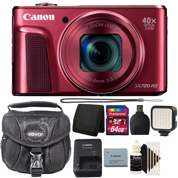 ✨高倍率ズーム 美品✨Canon PowerShot SX720 HS レッド 63fa350e-0a1a-4bc2-bbb0-