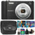 Sony Cyber-Shot DSC W800 20.1MP Digital Camera Black with Photo Editing and Kids Scrapbooking Collection Software Kit