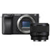 Sony Alpha a6400 24.2MP Wi-Fi Mirrorless Digital Camera with 50mm F1.8 Standard Lens