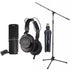 Zoom ZDM-1 Podcast Mic Pack Accessory Bundle with Microphone Boom Stand SPRM1