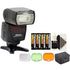Nikon SB-700 AF Speedlight Hot Shoe Mount Flash for Nikon DSLR Cameras with Batteries and More Accessories