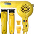 BaByliss Pro Limited Edition LO-PROFX Clipper FX825YI with Cordless Trimmer FX726YI and Hair Dryer YB075W Yellow