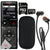 Sony UX570 Digital Voice Recorder Black + JBL T110 in Ear Headphones and Cleaning Kit