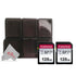 Two Pieces Transcend SDXC 128GB UHS -I U3 300s V30 Class 10 with Memory Card Holder