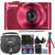 Canon PowerShot SX620 HS 20.2MP Digital Camera (Red) and Top Accessory Bundle