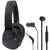 JBL Tune 760NC Noise-Canceling Wireless Over-Ear Headphones (Black) and JBL T110 in Ear Headphones Black