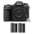 Nikon D500 D-SLR 20.9MP Camera Body with Two Packs Nikon EN-EL15 Rechargeable Battery