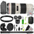 Canon EF 70-200mm f/4L USM Full-Frame Telephoto Zoom Lens + Cleaning Accessory Kit