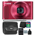 Canon PowerShot SX620 HS 20.2MP Digital Camera Red with Accessory Kit