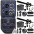 Zoom U-44 Portable 4x4 USB Handy Audio / MIDI Interface + Two VidPro 1"Pr Shotgun Microphone Kit w/ Case and Accessories