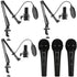 Behringer XM1800S Dynamic Vocal Instrument Mic 3-pack + 3x Vivitar Streaming Microphone
