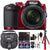 Nikon COOLPIX B500 16MP Digital Camera (Red) with Accessory Kit