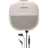 Bose Soundlink Micro Bluetooth Speaker (Smoke White) with JBL T110 in Ear Headphones Black