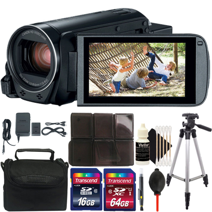 Canon VIXIA HF R800 HD Camcorder Black with Accessory Kit – Teds ...