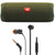 JBL FLIP 5 Waterproof Bluetooth Speaker Green with JBL T110 in Ear Headphones