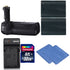 Vivitar Deluxe Power Grip For Canon 70D and 80D D-SLR Camera + 32GB Memory Card + 2 Batteries + Cloth
