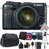 Canon EOS M6 24.2MP Mirrorless Digital Camera Black with 18-150mm Lens + 64GB Accessory Kit