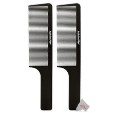 Two Pieces BaBylissPRO Barberology 9 Inch Clipper Comb Black