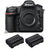 Nikon D850 Digital SLR Camera Body with Two Nikon EN-EL15 Rechargeable Li-ion Battery