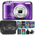 Nikon Coolpix A10 16MP Digital Camera Purple with Kids Photo Editing Collection Accessory Kit