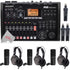 Zoom R8 8-Track Digital Recorder / Interface / Controller / Sampler + Three Zoom ZDM-1 Podcast Mic Pack Accessory Bundle