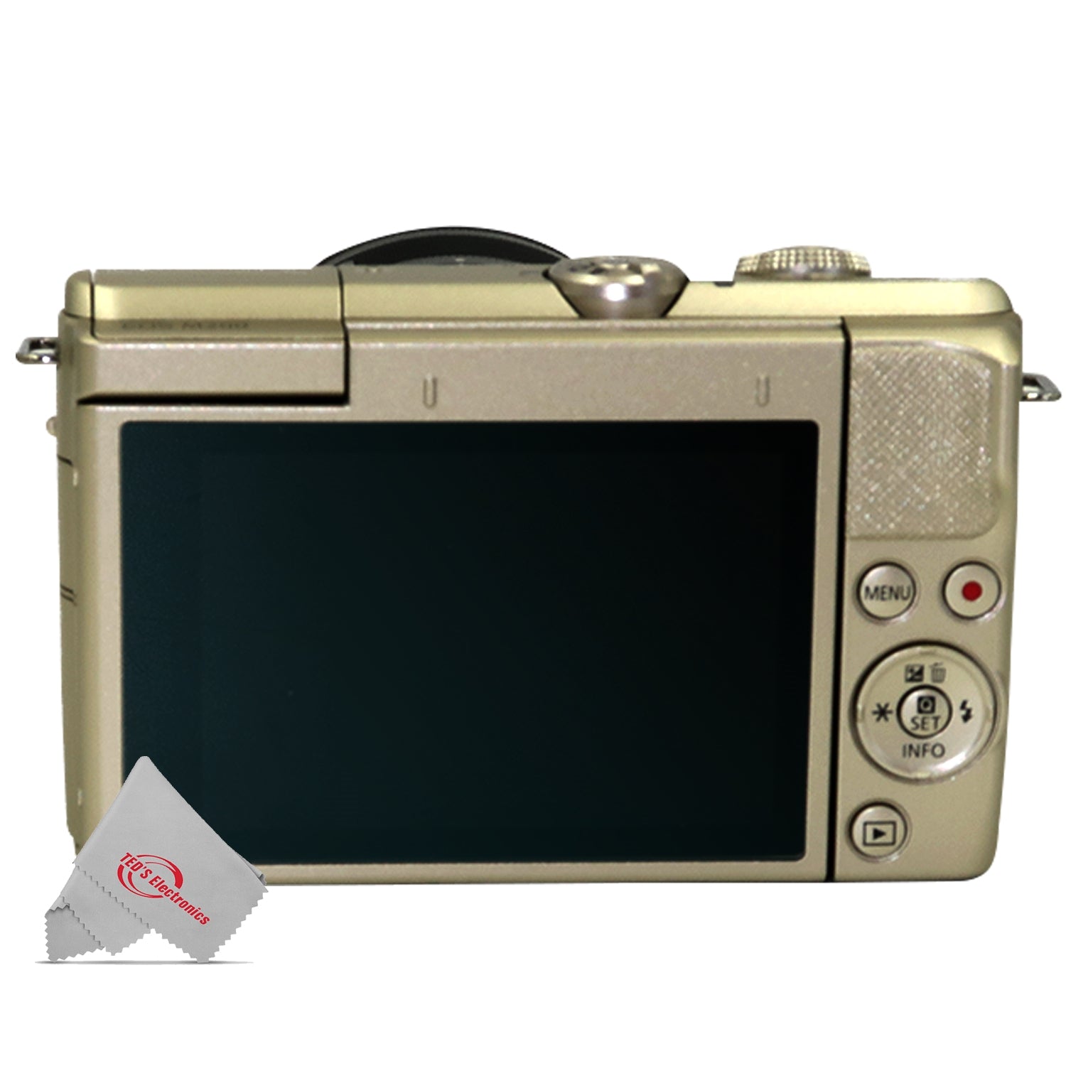 Canon EOS M200 ゴールド EF-M 15-45mm レンズ付き Canon EOS M200 Mirrorless Digital Camera with 15-45mm lens Gold