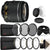Nikon AF-P DX NIKKOR 18-55mm f/3.5-5.6G VR Lens with Accessories For Nikon D3300 , D3400 , D5300 , D5500 , D7100 and D7200