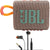 JBL Go 3 Portable Bluetooth Speaker Grey and JBL T110 in Ear Headphones