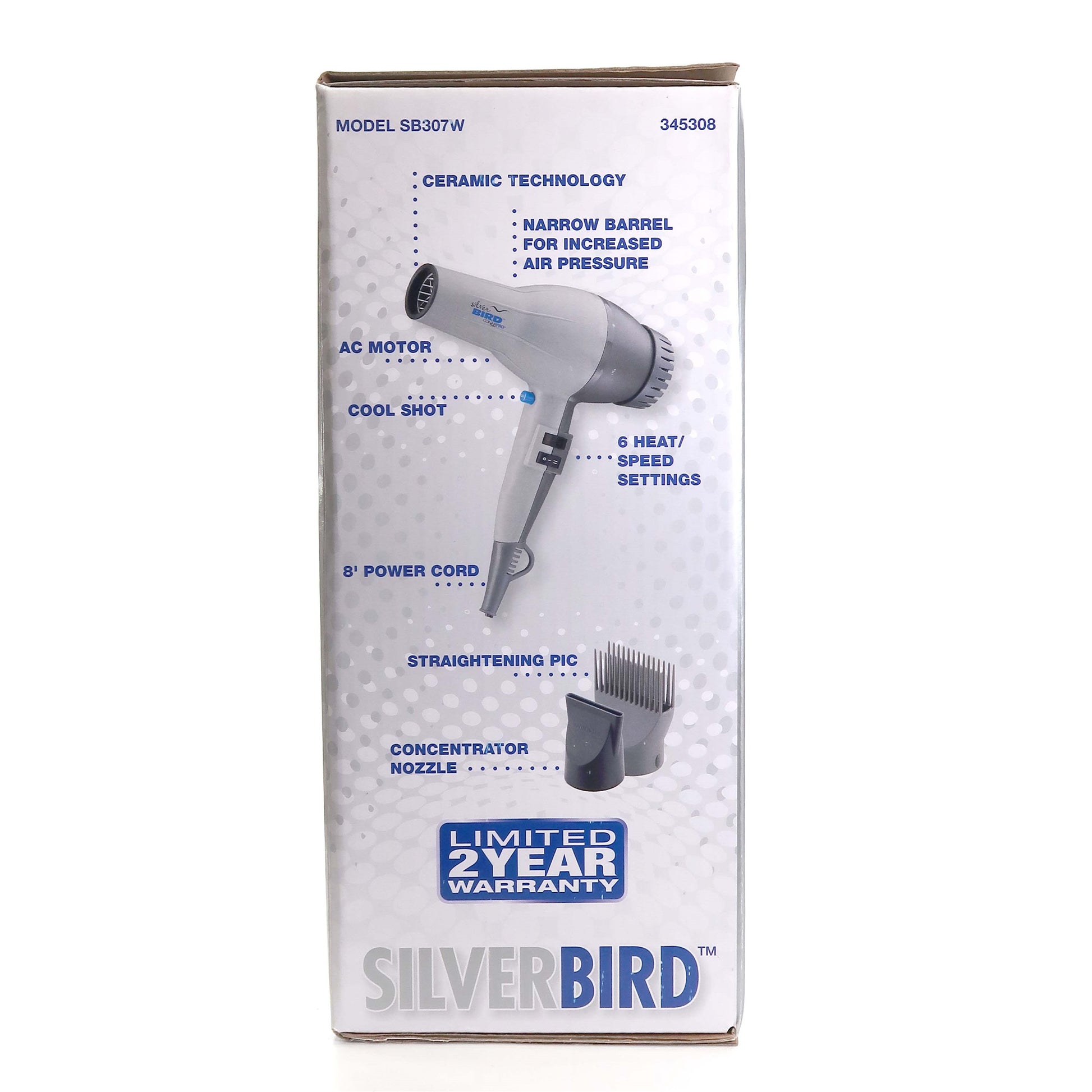 Conair PRO SilverBird 2000 Watts Blow Dryer with Straightening Pic