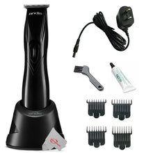 Andis 32475 Slimline Pro Li-ion T-blade Trimmer + Babyliss Pro FX3 High Torque Clipper and Double Foil Gold Titanium Shaver Bundle