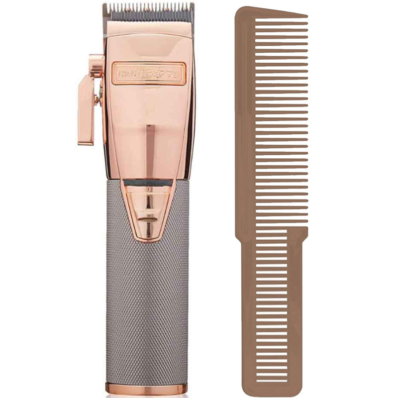BaByliss PRO FX870RG Cordless Clipper Lithium-Ion Adjustable Rose Gold 