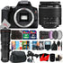 Canon EOS Rebel SL3 24.1 DSLR Camera Black with 18-55mm + 420-800mm Lens Accessory Kit