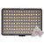 Vivitar Dimmable Brightness 160 LED Video Light On Camera Light with Color Temperature Filter