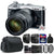 Canon EOS M6 24.2MP Mirrorless Digital Camera Silver with 18-150mm Lens Top Accessory Kit