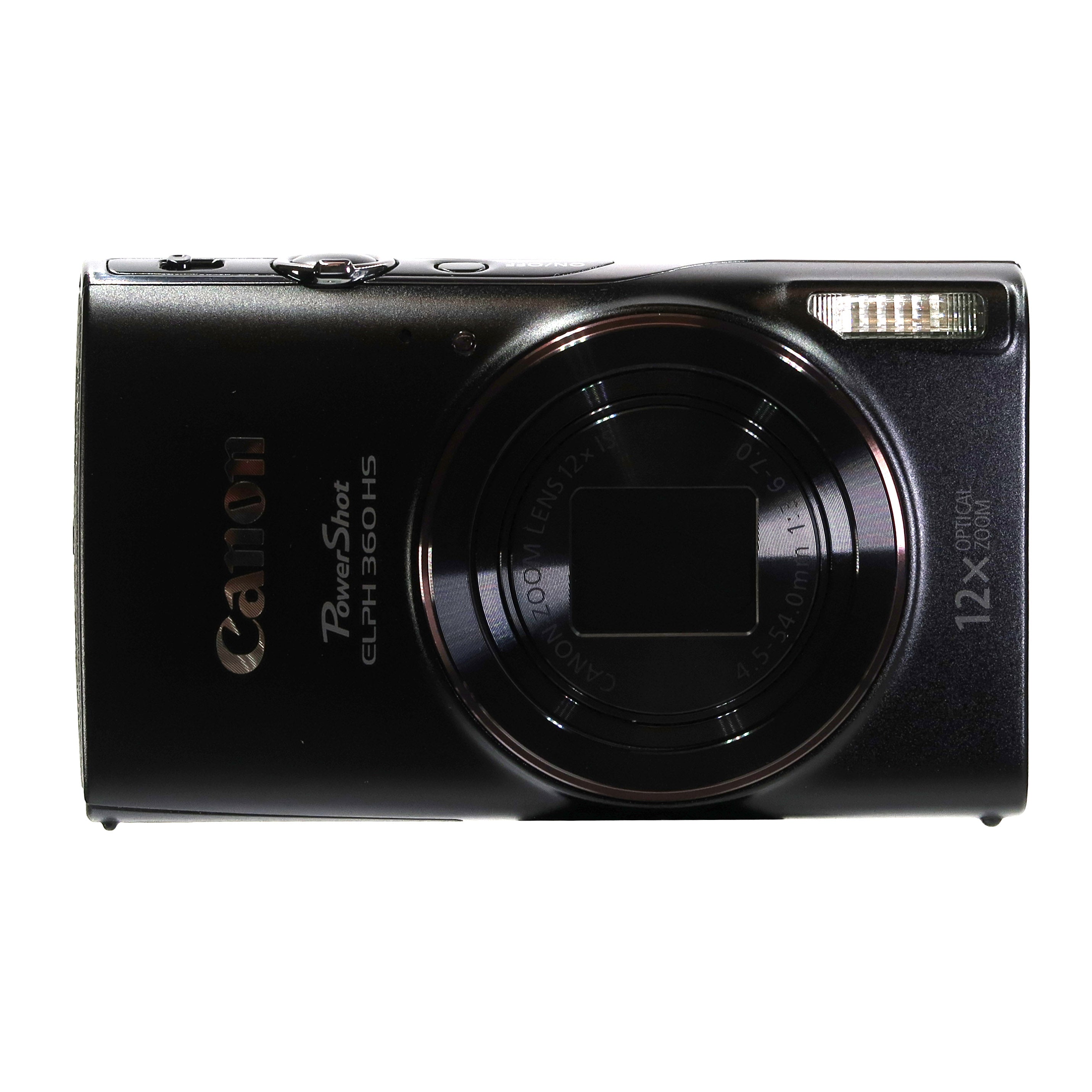 Canon PowerShot ELPH 360 HS Digital Camera (Black) The Teds Store