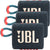 3 Units JBL Go 3 Portable Waterproof Wireless Outdoor Bluetooth Speaker Blue/Pink
