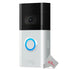 Ring Video Doorbell 3 1080p HD 2-Way Talk Alexa Security Camera, Satin Nickel