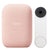 Google Nest Video Battery Doorbell White and Google Nest Audio Smart Speaker Sand