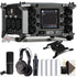 Zoom F6 6-Input / 14-Track Multi-Track Field Recorder + Zoom ZDM-1 Podcast Mic Pack Accessory Bundle + Cleaning Kit
