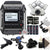 Zoom F1-LP 2-Input / 2-Track Portable Digital Handy Multitrack Field Recorder with Lavalier Microphone +  Zoom XYH-6 - X/Y Microphone Capsule + Zoom SMF-1 Shock Mount +  Zoom GHM-1 Guitar Headstock Mount + ZOOM ACM-1 Action Camera Mount