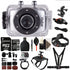 Vivitar DVR781HD HD Waterproof Action Video Camera Camcorder Silver with Accessory Kit