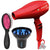 Babyliss Ferrari Volare V1 Hair Dryer Red with Finger Diffuser and Detangling Brush