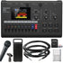 Zoom R12 MultiTrak Recorder + Behringer XM8500 Ultravoice Dynamic Cardioid Vocal Microphone + 128GB Bundle
