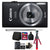 Canon IXUS 185 / ELPH 180 20.0MP Digital Camera 8x Optical Zoom Black with Accessory Bundle