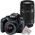Canon EOS 4000D Rebel T100 18MP Digital SLR Camera with 18-55mm and Canon 55-250 IS II Lens