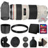 Canon EF 70-200mm f/4L USM Full-Frame Telephoto Zoom Lens + Top Accessory Kit